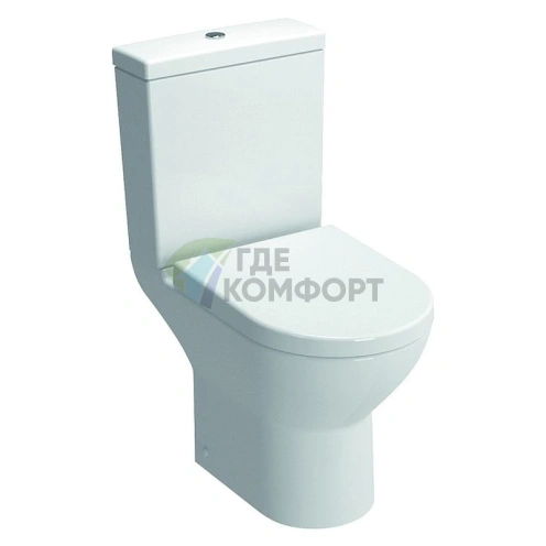 Унитаз-компакт VitrA Diana с эргономичным дизайном для подвесного монтажа 9816B003-7201 - фото 1