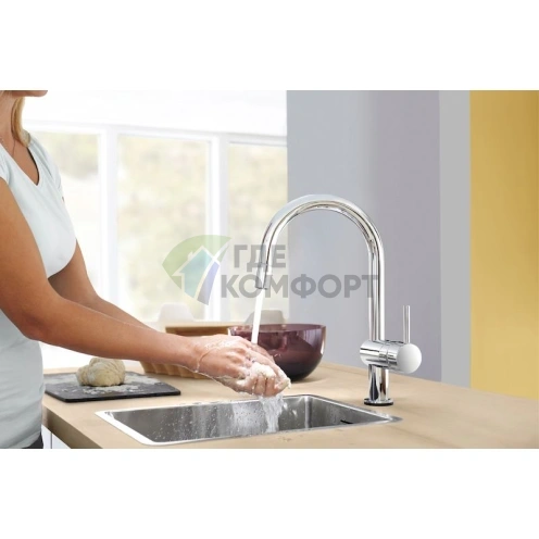 Смеситель Grohe Minta Touch для кухни с умным управлением - фото 4