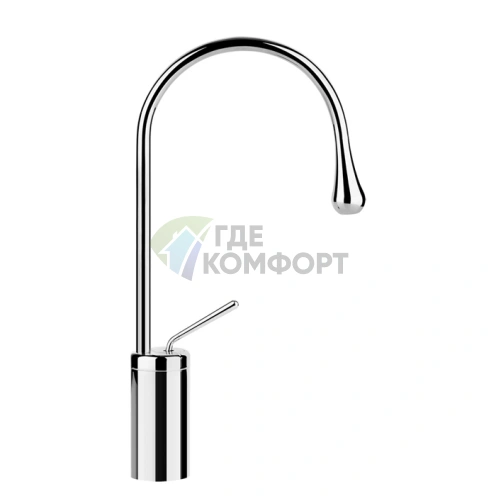 Высокий смеситель Gessi Goccia для раковины, хром (33604#031) - фото 1
