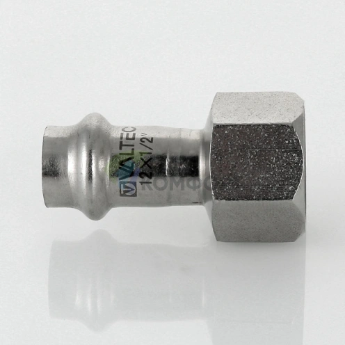 Пресс-муфта с внутренней резьбой 54 мм х 2 из нержавеющей стали VTi.902.I.005409 VALTEC (ВАЛТЕК) - фото 9