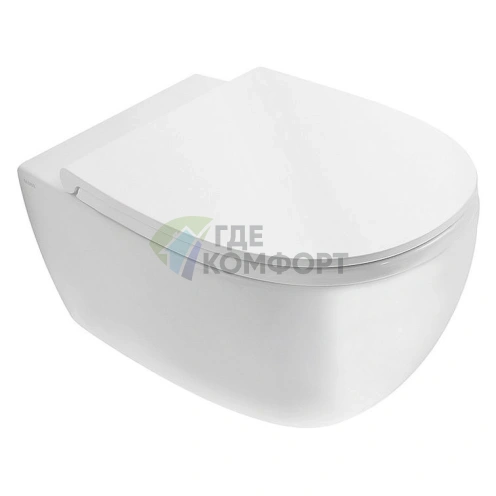 Подвесной унитаз Globo 4all MDS03.BI безободковый (MDS03.BI) - фото 1