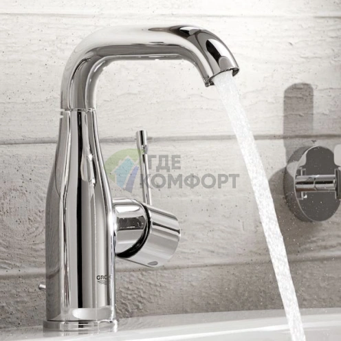 Стильный смеситель Grohe Essence New 23462001 для умывальника - фото 5