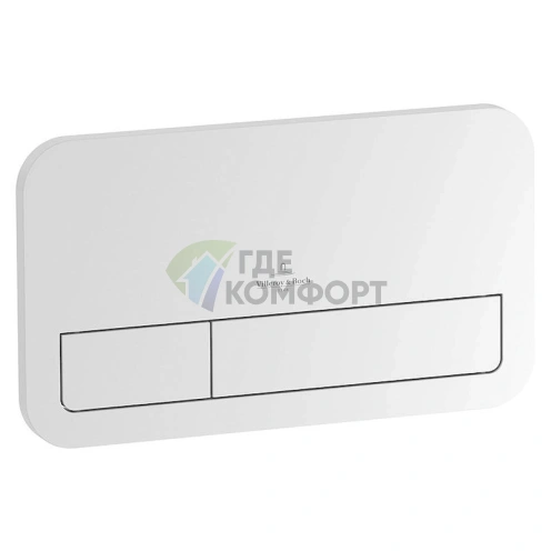 Кнопка смыва Villeroy Boch Viconnect 9224 9068 белая - фото 1