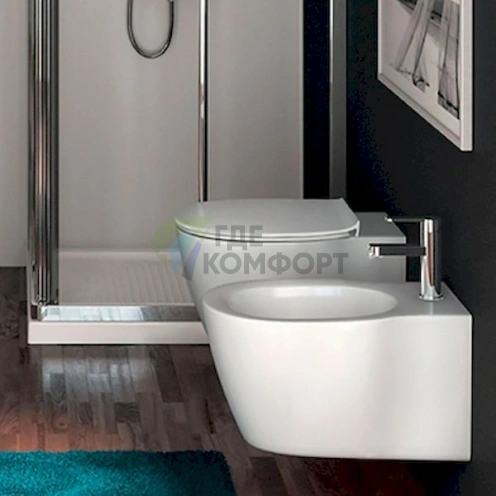 Комплект унитаза Ideal Standard Connect AquaBlade с инсталляцией Geberit UP320 - фото 7