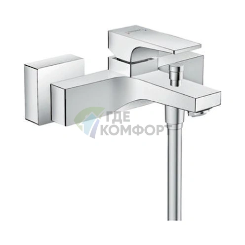 Смеситель для ванны с душем Hansgrohe Metropol 32540000 — стиль и функциональность - фото 1