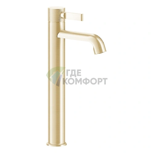 Смеситель для раковины GESSI INCISO золотой, высокий (58004#246) - фото 1
