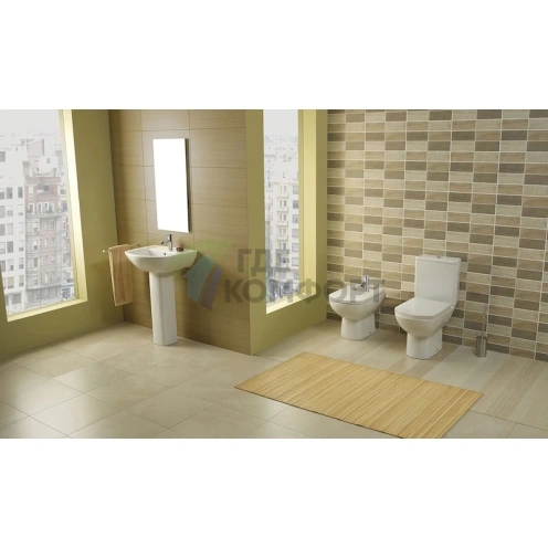 Практичный подвесной унитаз-компакт Gala Smart 25180 - фото 2