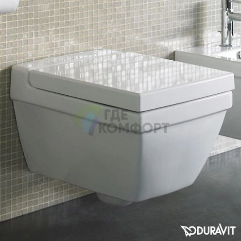 Унитаз подвесной Duravit 2ND Floor 2220090000 - фото 4