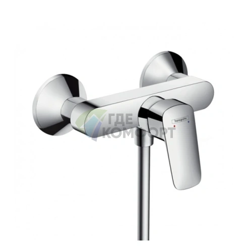 Смеситель для душа Hansgrohe Logis настенный с хромированным покрытием (71600000) - фото 1