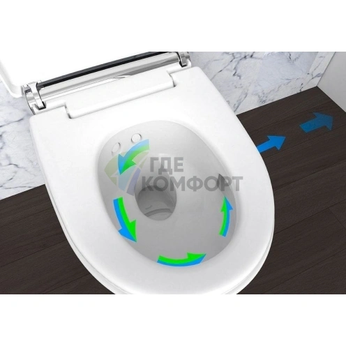 Подвесной унитаз Geberit AquaClean Mera Comfort 146.214.21.1 с системой устранения запахов - фото 10