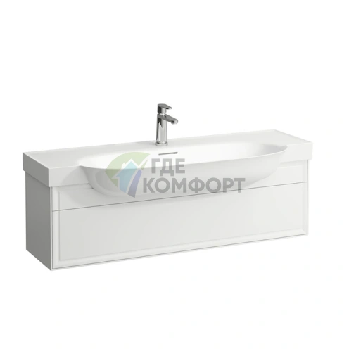 База под раковину Laufen New Classic подвесная с ящиком, белая глянцевая, 1180×320×340 мм (4.0605.1.085.631.1) - фото 1