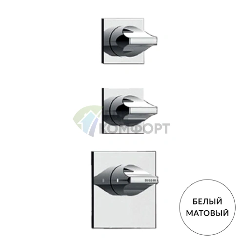 Смеситель для душа термостатический встраиваемый BOSSINI APICE белый матовый (Z035203.045) - фото 1