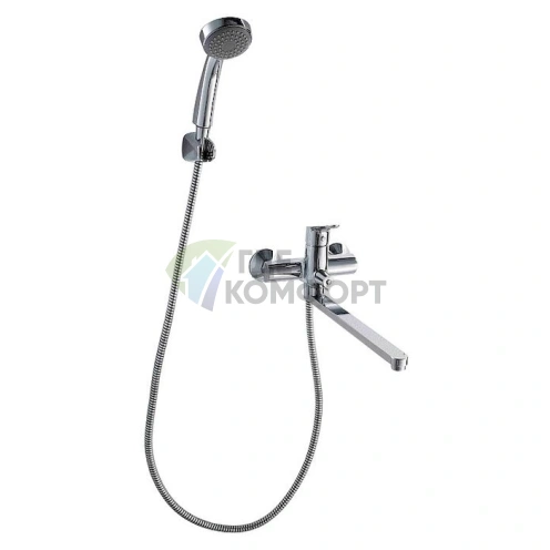 Смеситель Bravat Drop F64898C-LB для ванны с душем и высоким изливом - фото 1