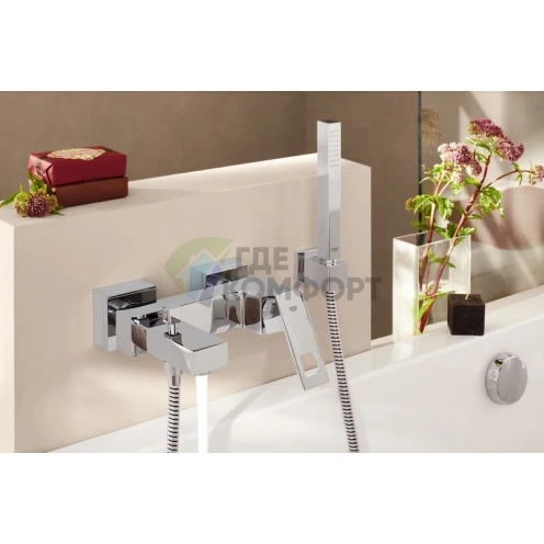 Смеситель Grohe Eurocube для ванны с душем - фото 4