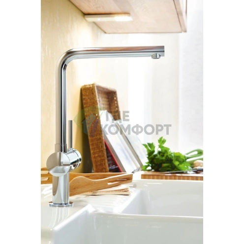 Смеситель для кухни Grohe Minta: стильный однорычажный смеситель - фото 2