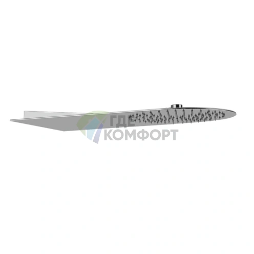 GESSI Tremillimetri Настенная душевая система 300x550 мм в цвете Steel Brushed (33071#239) - фото 1