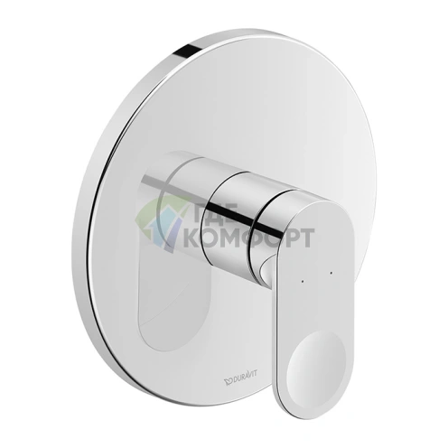 Смеситель для душа Duravit B.3 скрытого монтажа (наружная часть), хром (B34210010010) - фото 1