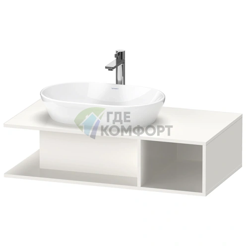Тумбочка подвесная Duravit D-Neo компактная белая глянцевая 260x1000x550 мм (DE492902222) - фото 1