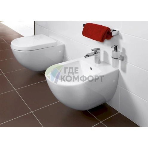 Комплект подвесного унитаза Villeroy & Boch Subway 2.0 с инсталляцией Geberit и микролифтом - фото 5