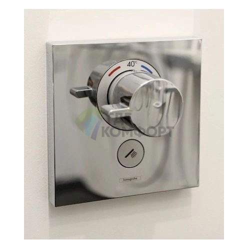 Термостатический смеситель для душа Hansgrohe ShowerSelect Highflow 15761000 - фото 4
