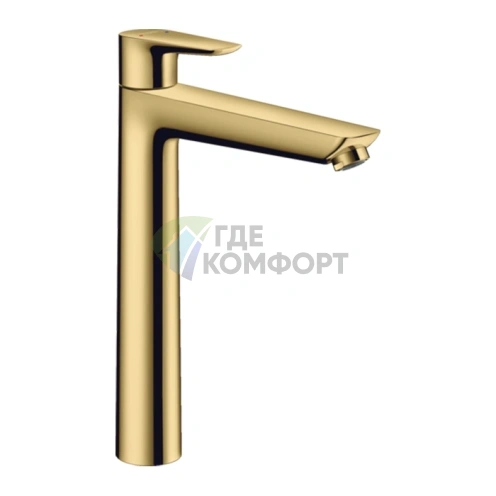 Смеситель для раковины HANSGROHE TALIS E — роскошное полированное золото (71717990) - фото 1