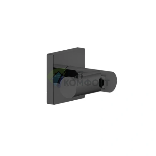 GESSI Rilievo Поворотный держатель для душевой лейки, цвет Nero XL (59160#299) - фото 1