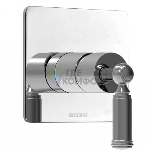 Смеситель для душа Bossini Liberty встраиваемый с девиатором (хром) (Z00067.030) - фото 1