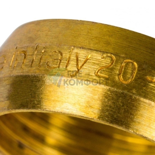 Фитинг STOUT компрессионный для труб из сшитого полиэтилена red 20x2-0x3/4 - фото 14