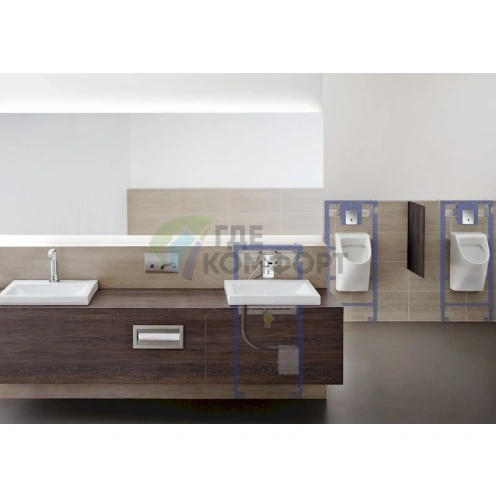 Электронная кнопка смыва Grohe Tectron Skate 37321001 для инсталляции, хром - фото 4