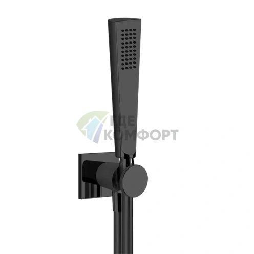 Гигиенический душ GESSI Rilievo настенный, 1/2, цвет Nero, размер XL (59153#299) - фото 1