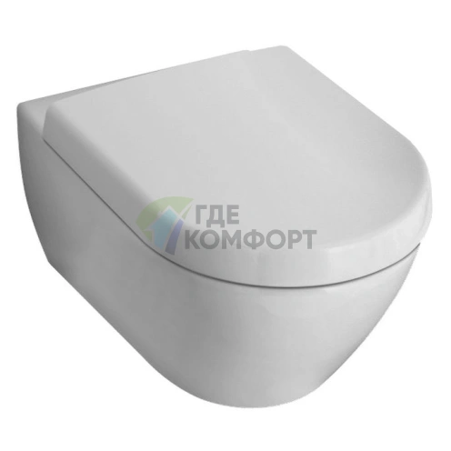 Комплект подвесного унитаза Villeroy & Boch Subway 2.0 с инсталляцией Geberit и микролифтом - фото 3