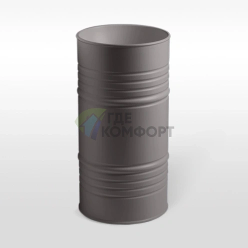 Раковина Kerasan Artwork BARREL Ø45×90 см, свободностоящая, цвет Ferro matt (474389) - фото 1