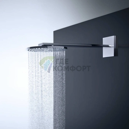 Верхний душ AX ShowerSolution 250 мм с держателем 450 мм (хром) (35284000) - фото 1