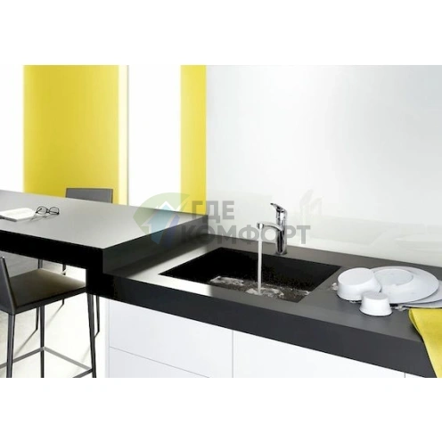 Смеситель Hansgrohe Focus 31806800 с выдвижной лейкой для кухни - фото 2