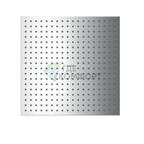 Потолочный душ AX ShowerSolution 300x300 мм с 2 форсунками в хроме (35321000) - фото 1