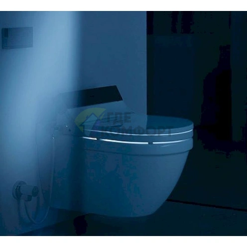 Подвесной унитаз Duravit Starck 3: Современный дизайн и функциональность (2226590000) - фото 10