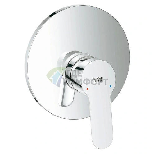 Смеситель для душа Grohe BauEdge 29078000 со встроенным термостатом - фото 1