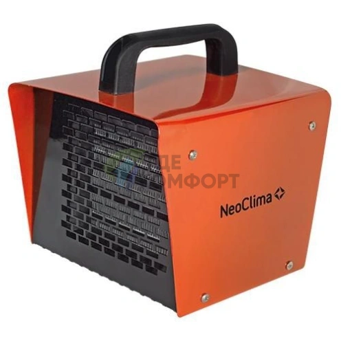Тепловая пушка NeoClima KX-3 электрическая прямоугольная 3 кВт - фото 1