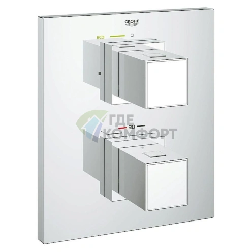 Термостат для душа Grohe Grohtherm Cube 19959000 - фото 1