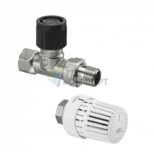 Ограничитель температуры обратного потока прямой 1/2 ВР/НР, PN10, Tmax 100°C Oventrop 1028464 (Овентроп) - фото 1