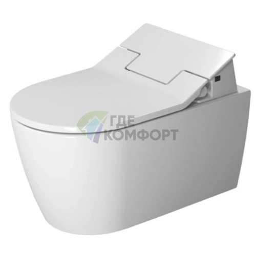 Подвесной унитаз Duravit ME by Starck SensoWash с функцией биде, белый (2528590000) - фото 1