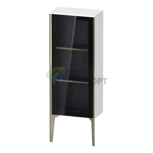 Подвесной шкаф Duravit XViu со стеклянной дверью, 890x400x240 мм, белый глянцевый/champagne matt (XV1360LB122) - фото 1