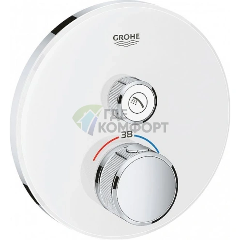 Термостат для душа Grohe Grohtherm SmartControl 29150LS0 (moon white) - фото 1