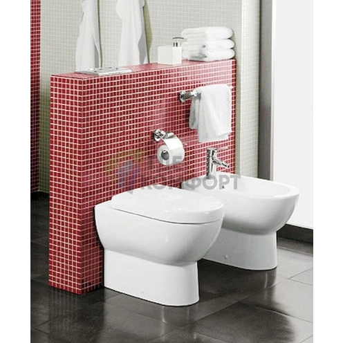 Приставной унитаз Villeroy-Boch Subway Plus 6607 10R1 цвета Alpin - фото 6
