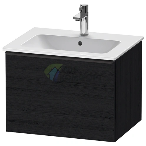 Тумбочка подвесная Duravit D-Neo, 1 ящик, цвет Black Oak, 440x610x462 мм (DE426101616) - фото 1