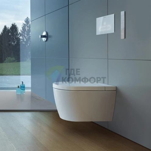 Сиденье для унитаза Duravit SensoWash F Plus 2510092000, белое, 375x574 мм (612000012000320) - фото 1