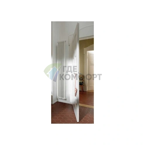 Трубчатый стальной радиатор Zehnder Charleston Z-2180/12 секций с боковым подключением 3/4 - фото 5