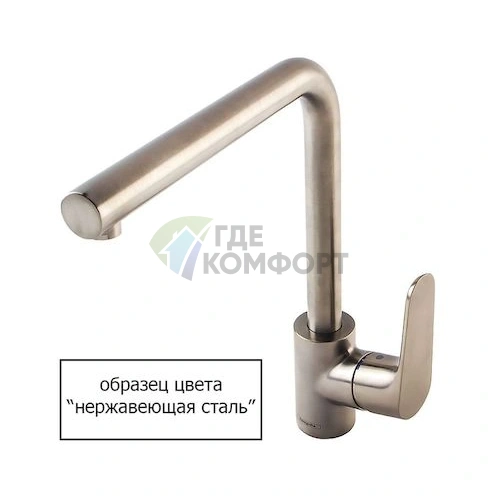 Смеситель Hansgrohe Metris 14820800 для кухни с вращающимся изливом - фото 2