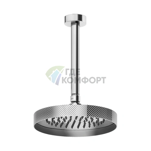 Душевая головка Gessi Anello потолочная поворотная с шарниром, хром (63452#031) - фото 1