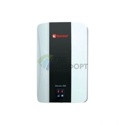 Водонагреватель электрический проточный Thermex 500 Stream combi wh - фото 1